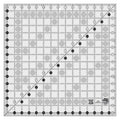 Creative Grids Quilt Ruler 15-1/2in x 15-1/2in Square – CGR15 – Made in USA, Non-Slip Grip Acrylic Quilting, Sewing, Crafting, Patchwork Ruler for Measuring & Cutting Fabric